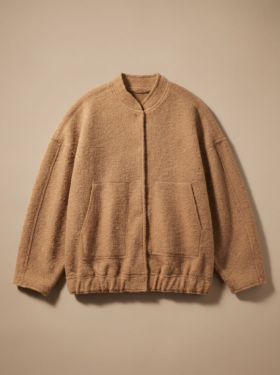 Winterjas Dames Oversized Teddy Casual in Bruin