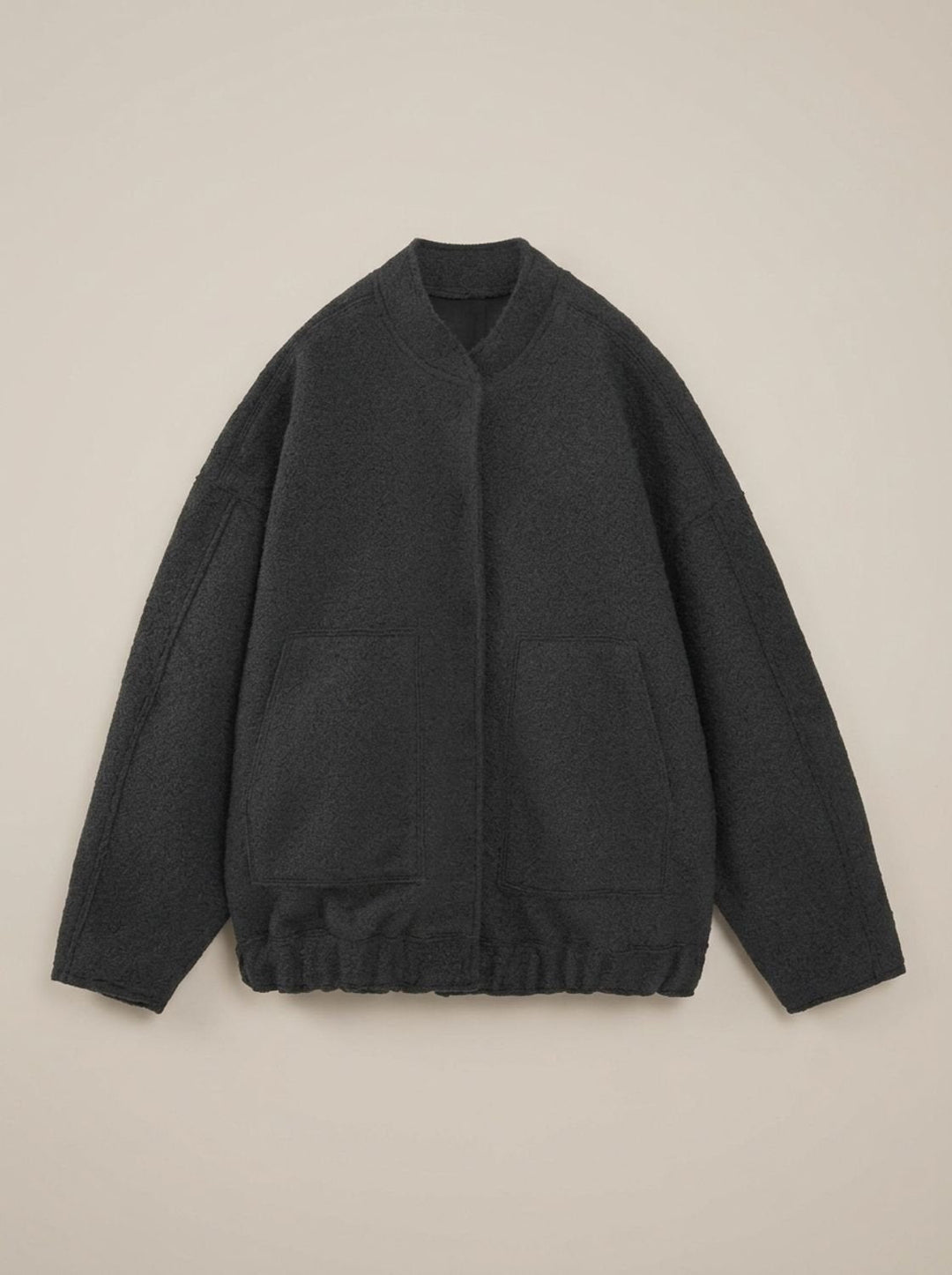 Winterjas Dames Oversized Teddy Casual in Zwart