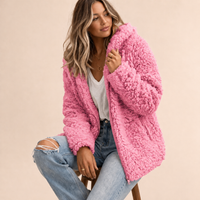 Tess | Winterjas dames oversized teddy fleece