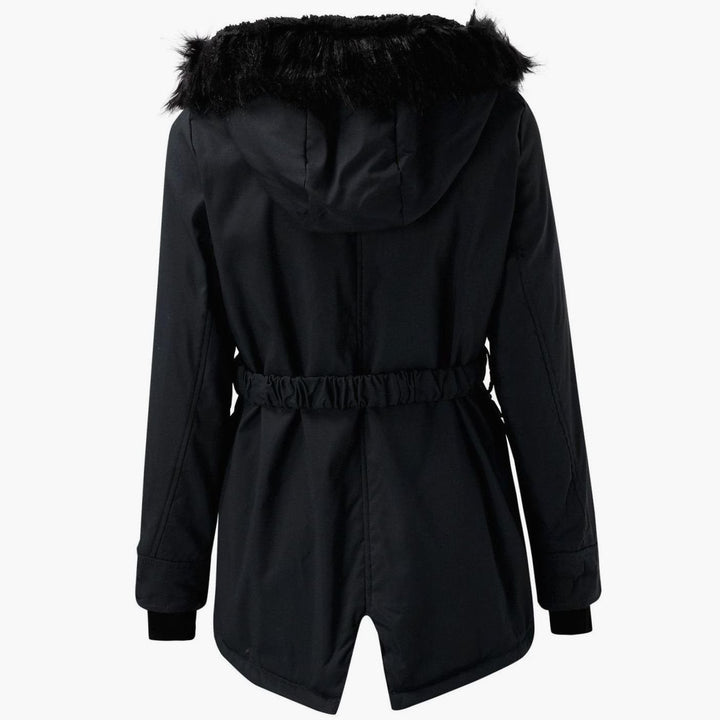 Winterjas dames parka met capuchon (8)