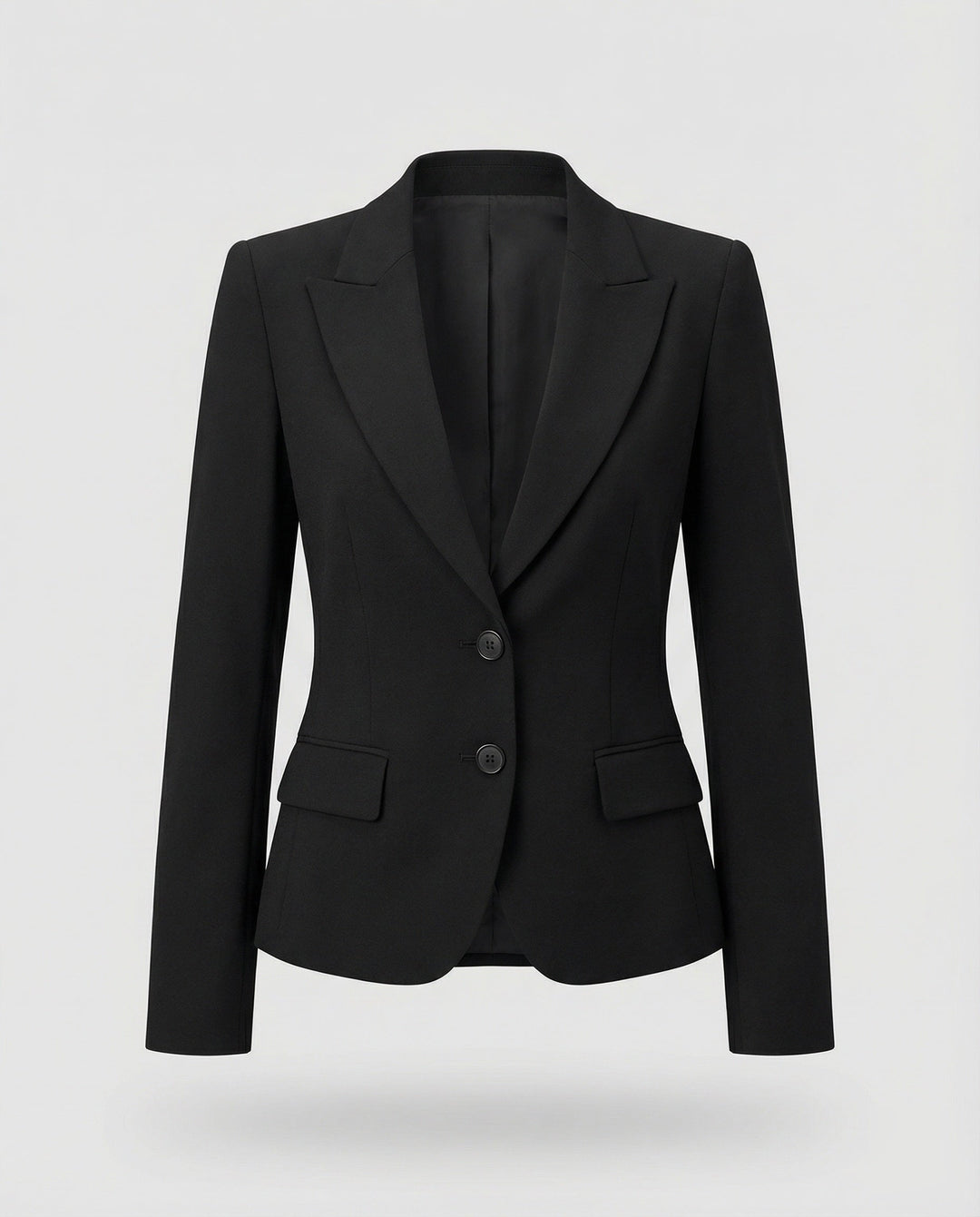 Winterjas dames professioneel elegant gesneden in Zwart