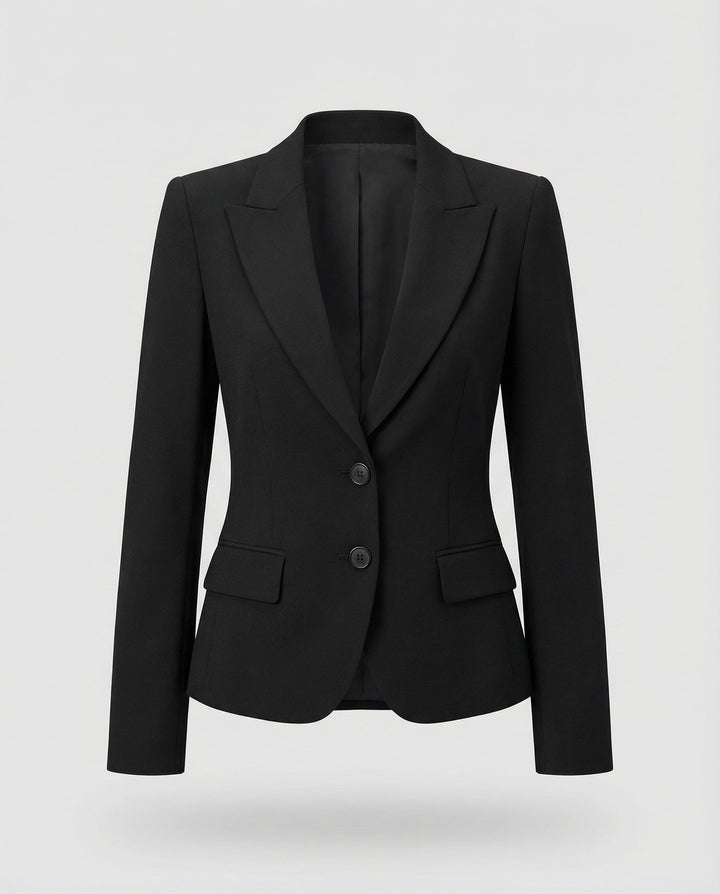 Winterjas dames professioneel elegant gesneden in Zwart