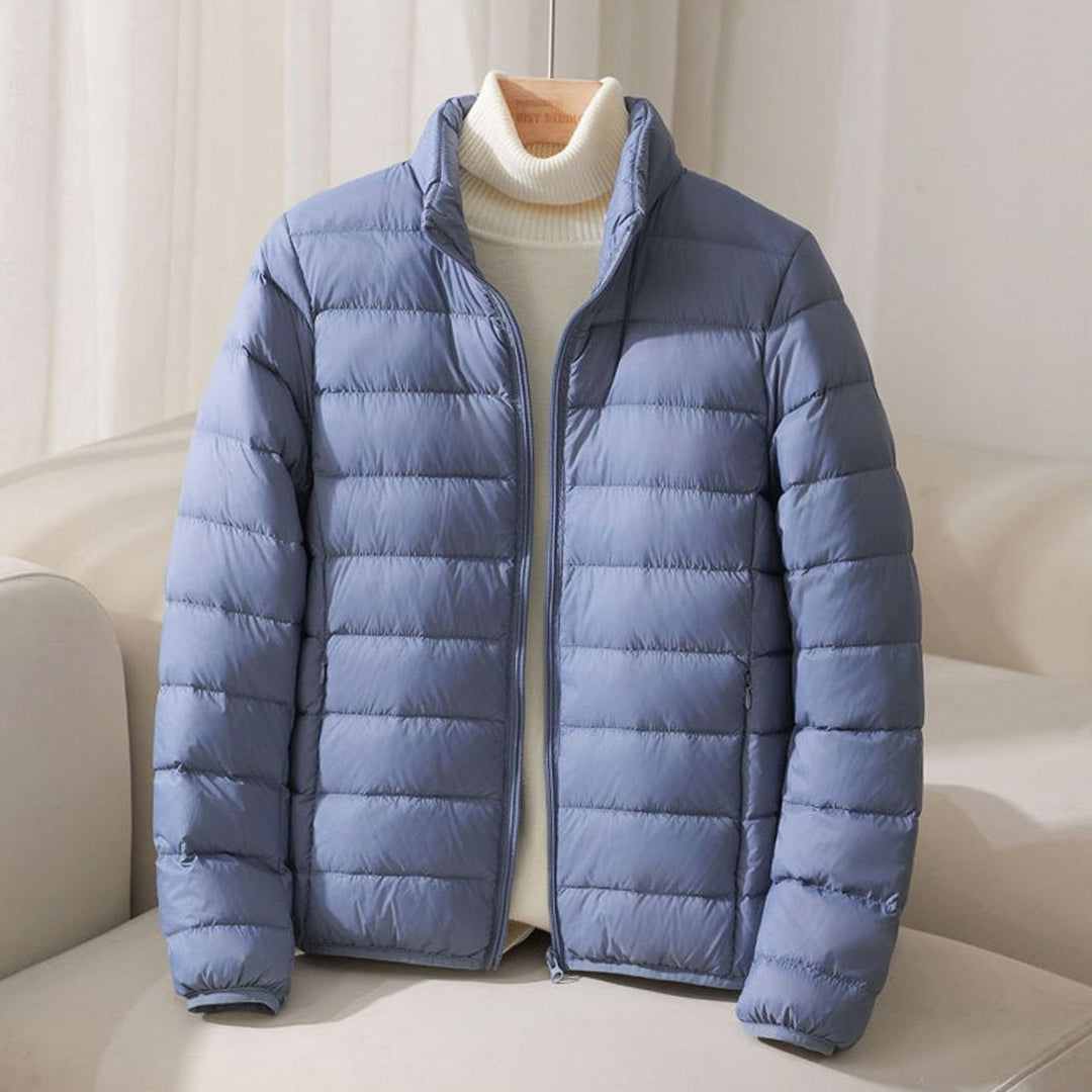 Winterjas dames slim en gewatteerd in Blauw
