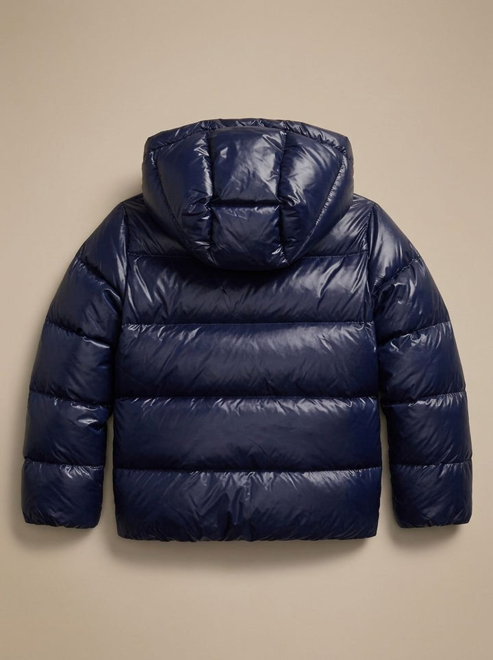 Winterjas dames tailleur gevoerd met kap (3)