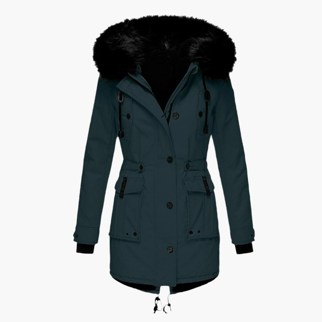 Winterjas voor dames met bontcapuchon (7)
