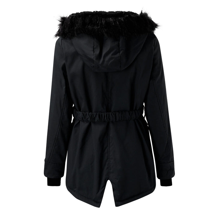 Winterjas voor dames met bontcapuchon (8)