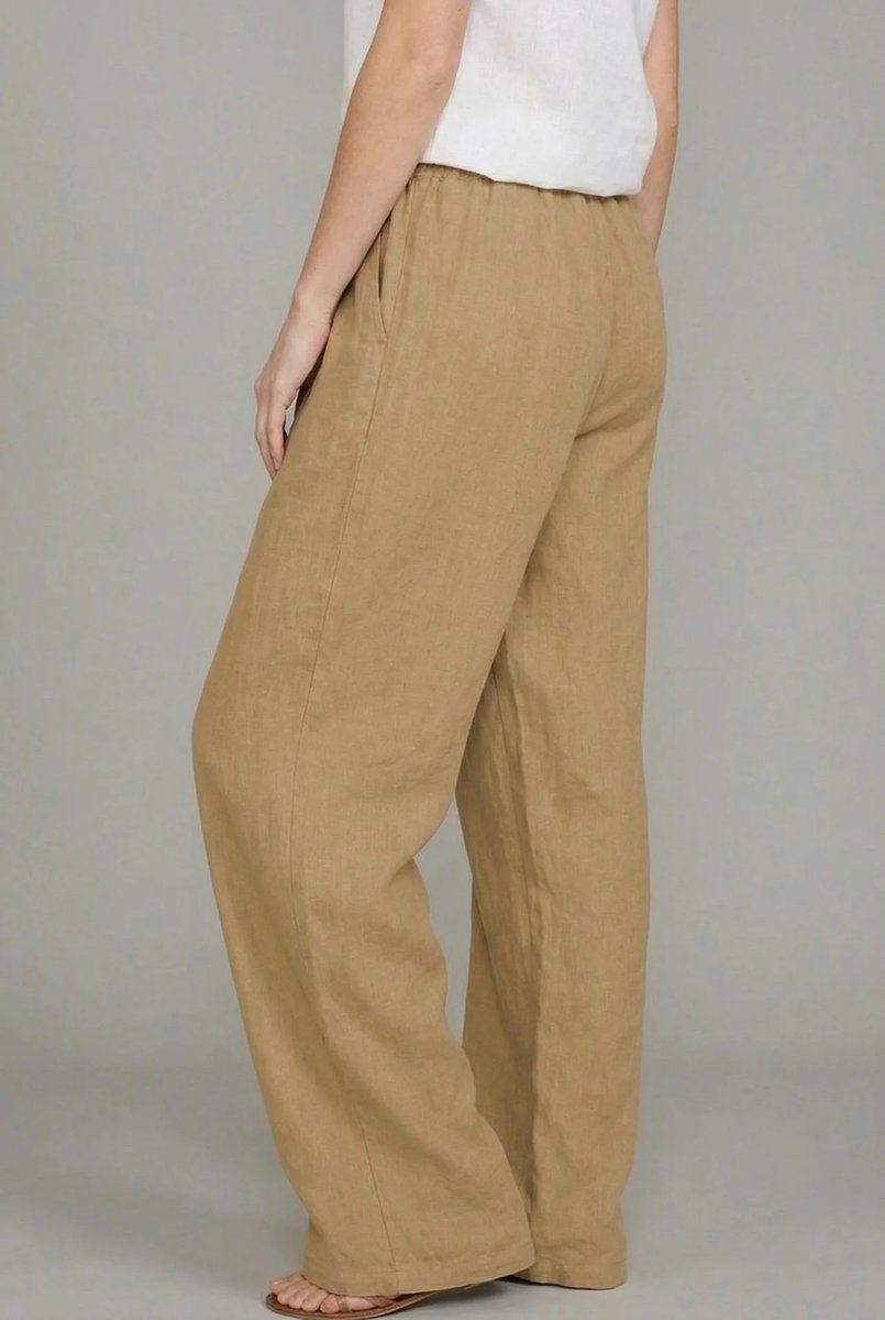Women's Linen Wide Leg Pants (3)